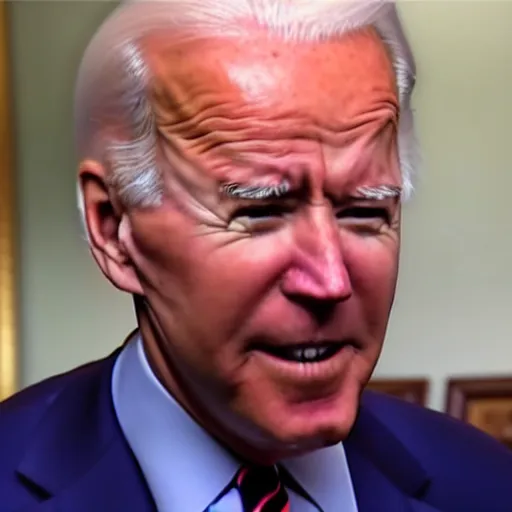 Prompt: television still of joe biden in a lifealert commercial