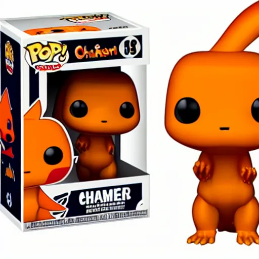 Image similar to A funko pop of Charmander