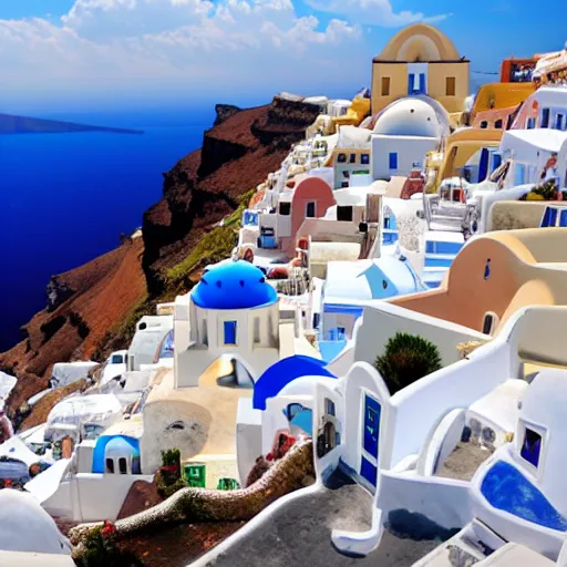 Image similar to oia, santorini, greece