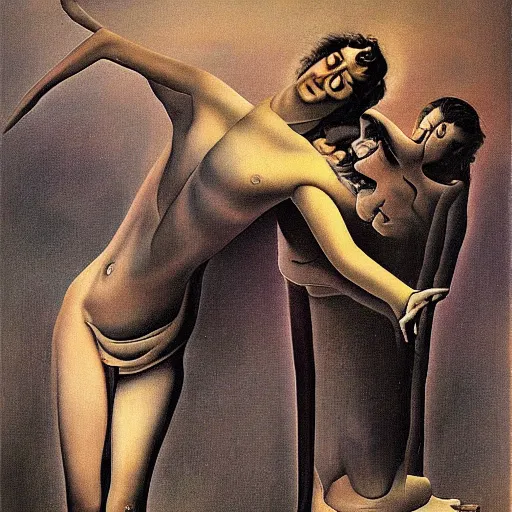 Prompt: hope and despair by dali