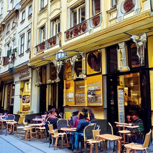 Prompt: coffee in vienna