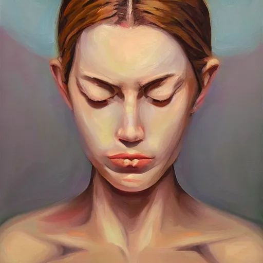 Prompt: emotion of being focused, oil on canvas, symmetry!!, beautiful, best on artstation