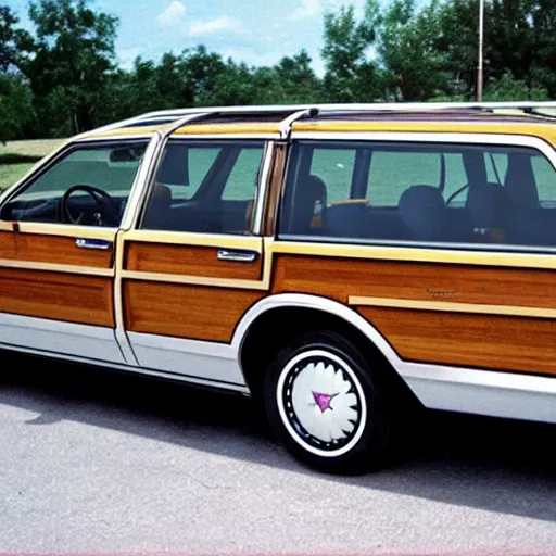 Image similar to a brown 1 9 8 9 mercury station wagon