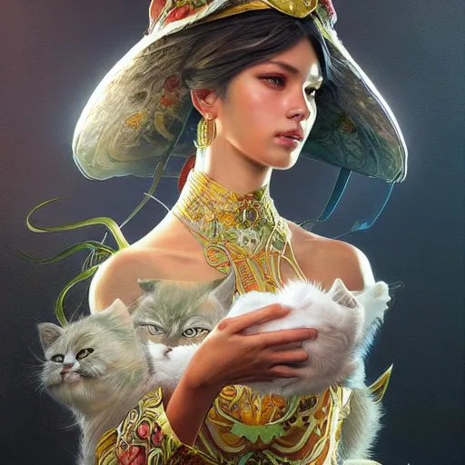 Image similar to ultra realistic illustration of taco cat, intricate, elegant, highly detailed, digital painting, artstation, concept art, smooth, sharp focus, illustration, art by artgerm and greg rutkowski and alphonse mucha