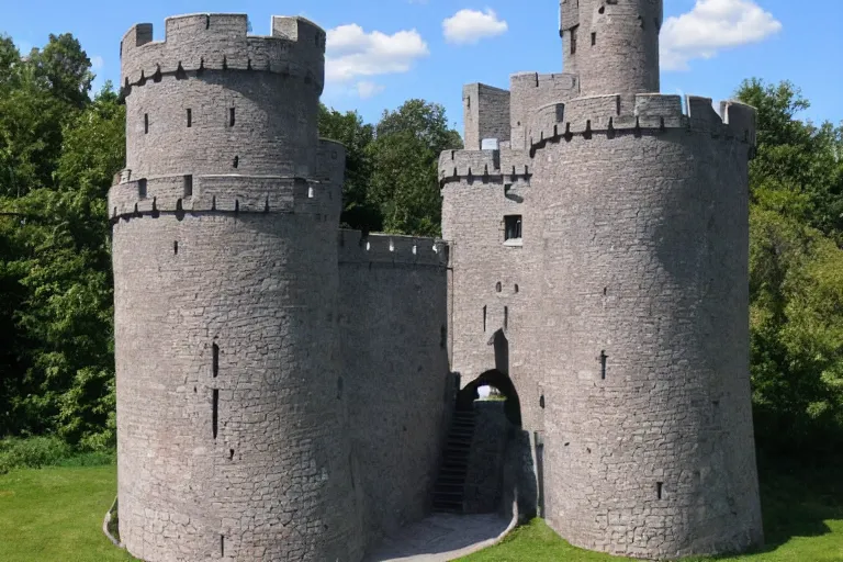 Image similar to a completed castle