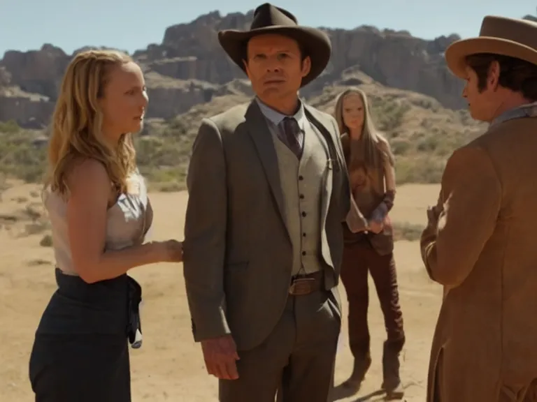 Image similar to westworld and arrested development crossover episode, cinematic