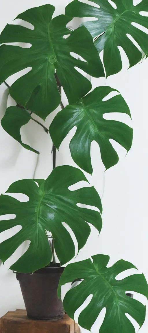 Image similar to psy - fi monstera plant made of magic