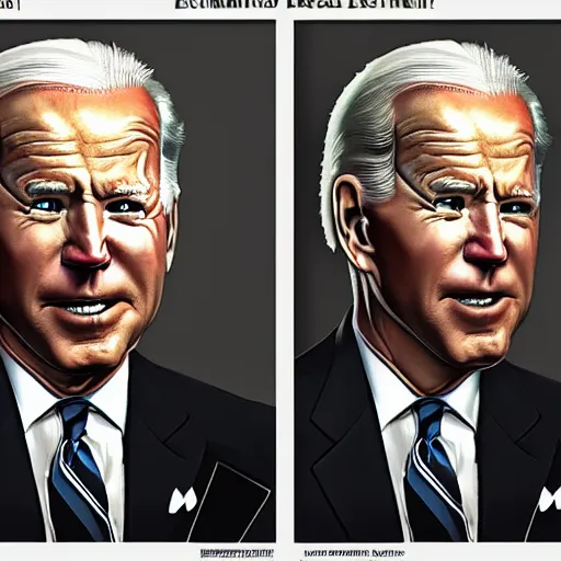 Image similar to joe biden doing funny facial expressions, dramatic lighting, cinematic, establishing shot, extremly high detail, photorealistic, cinematic lighting, artstation, style by James Gurney