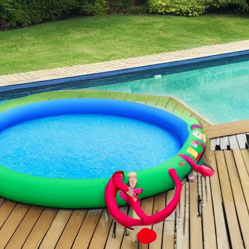 Image similar to pool tube