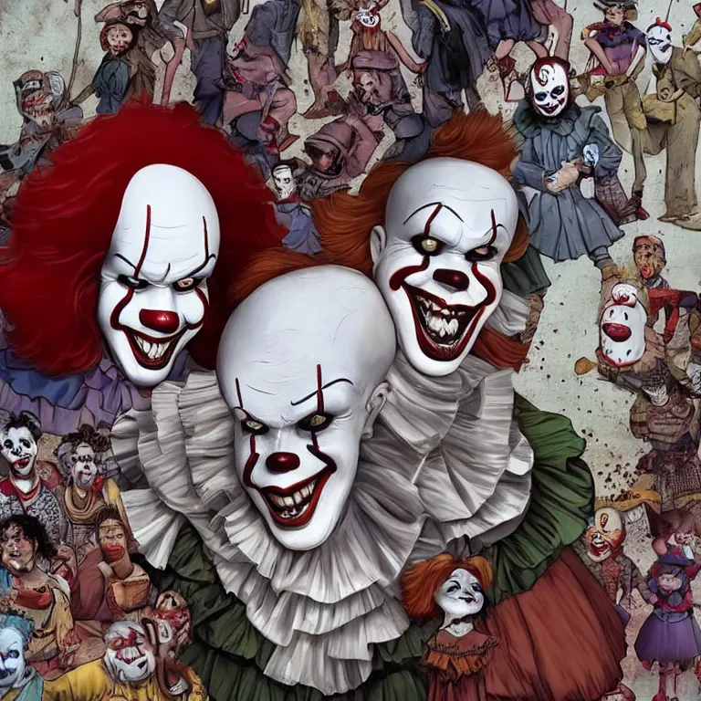 Prompt: the Pennywise show