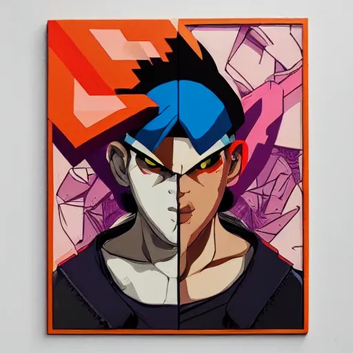 Prompt: Claw of Street Fighter 4 profile picture by Sachin Teng, asymmetrical, Organic Painting , Violent, Powerful, geometric shapes, hard edges, energetic, graffiti, street art:2 by Sachin Teng:4