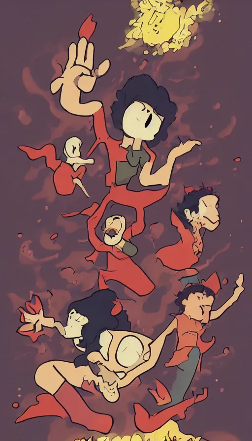 Image similar to rage, by rebecca sugar