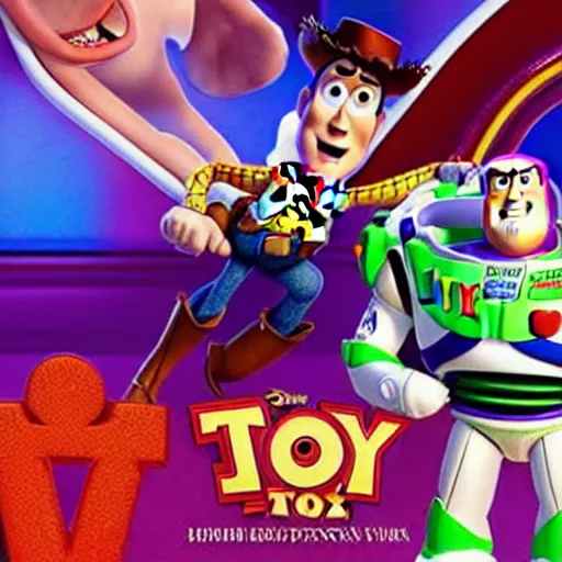 Image similar to a screenshot of Danny Devito as a 3D render animated Disney Pixar animation character in Toy story 4 (2019)