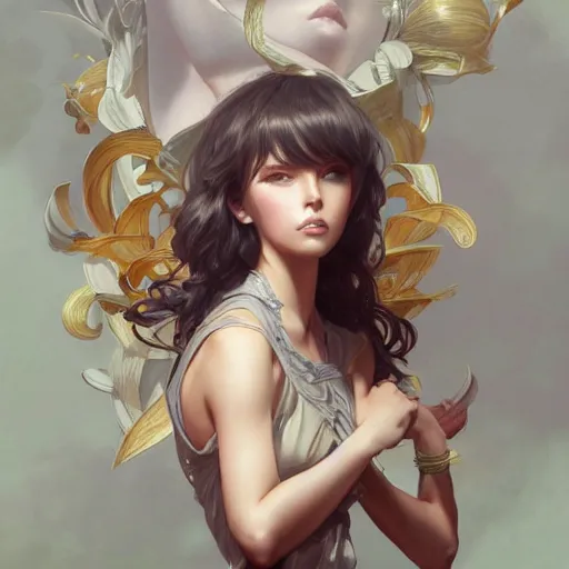 Prompt: ultra realistic illustration, oliva wilde anime, intricate, elegant, highly detailed, digital painting, artstation, concept art, smooth, sharp focus, illustration, art by artgerm and greg rutkowski and alphonse mucha