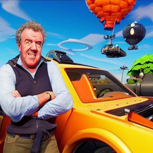 Prompt: “Jeremy Clarkson in Fortnite”