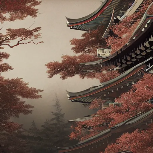 Prompt: shogun audio, ultra realistic, hyper detailed, cinematic, digital painting, elegant, intricate, japanese