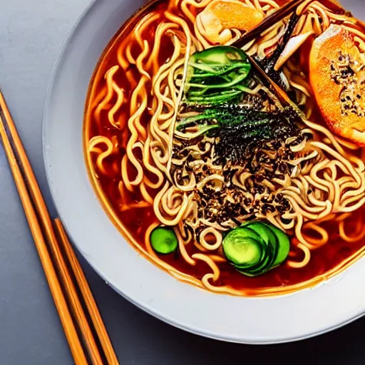 Prompt: photo of delcious ramen, recipe, high detail, beautiful lighting,