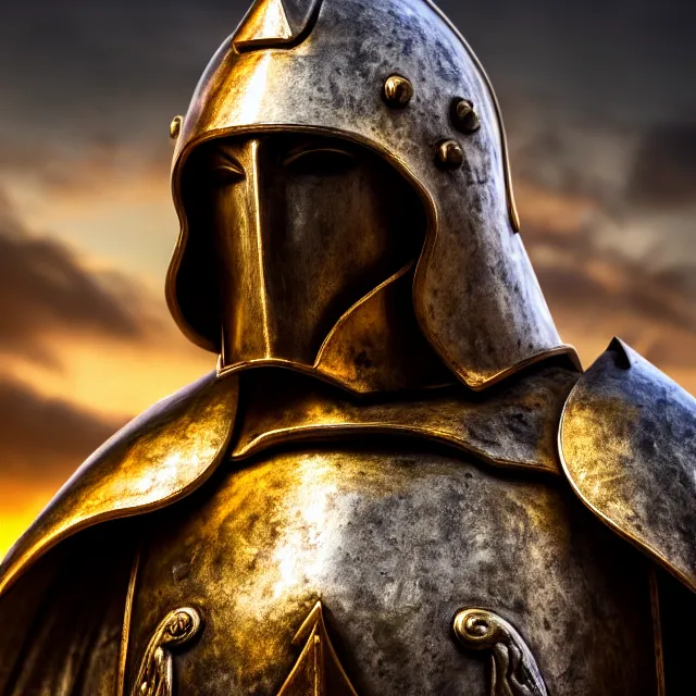 Image similar to photo of a holy paladin, highly detailed, 4 k, hdr, smooth, sharp focus, high resolution, award - winning photo