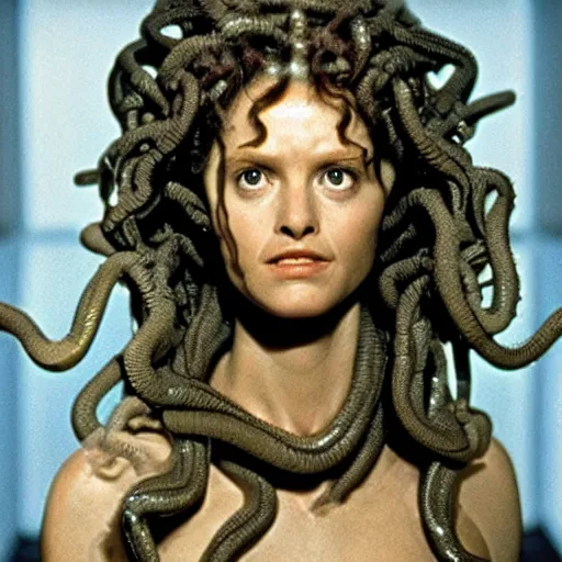 Prompt: medusa, still from the movie alien