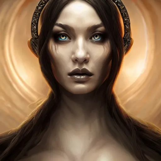 Prompt: perfectly - centered close - up portrait - photograph of goddess of death, the perfect human female specimen, intricate, elegant, super highly detailed, professional digital painting, artstation, concept art, smooth, sharp focus, no blur, no dof, extreme illustration, unreal engine 5, 8 k, by anne stokes