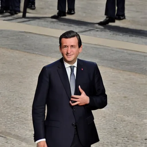 Image similar to patrick sebastien president of france,