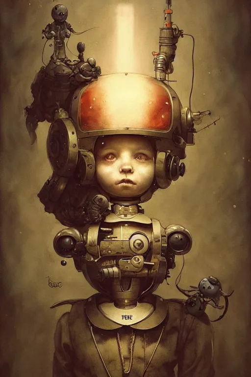 Image similar to kid robot toy design | esoteric symbolism | jean - baptiste monge, esao andrews, bastien lecouffe - deharme, tim jacobus, ken currie | ultra - detailed realism, soft cinematic lighting, hi - fructose, artstation, high - quality, ink watercolors wes anderson poster art