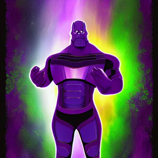 Image similar to Thanos digital art