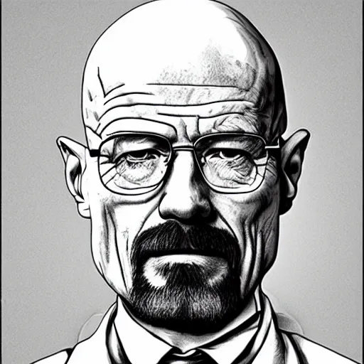 Image similar to renaissance walter white