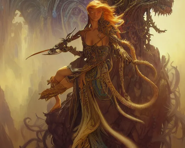 Image similar to photography of rodney matthews, deep focus, d & d, fantasy, intricate, elegant, highly detailed, digital painting, artstation, concept art, matte, sharp focus, illustration, hearthstone, art by artgerm and greg rutkowski and alphonse mucha