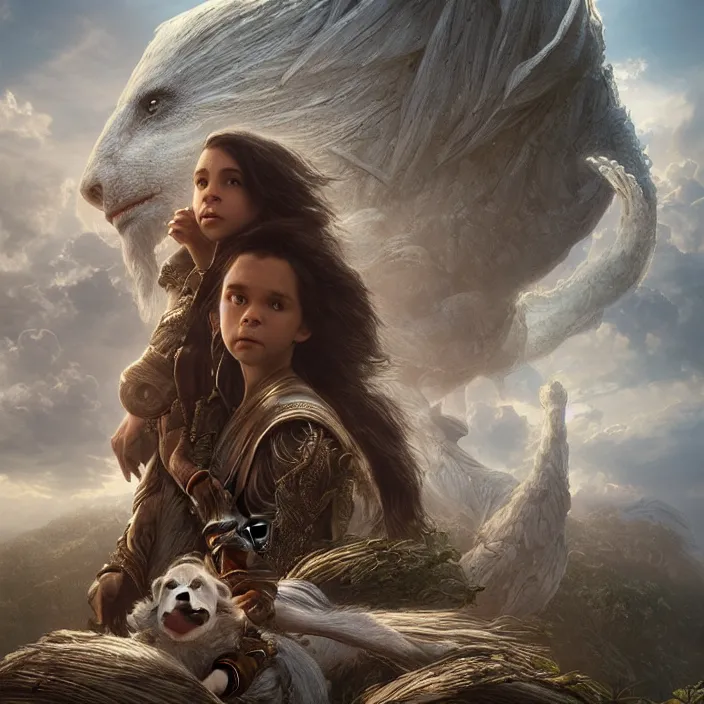 Prompt: neverending story, ultra realistic, concept art, intricate details, serious, highly detailed, photorealistic, octane render, 8 k, unreal engine, art by todd mcfarlane and artgerm and greg rutkowski and alphonse mucha