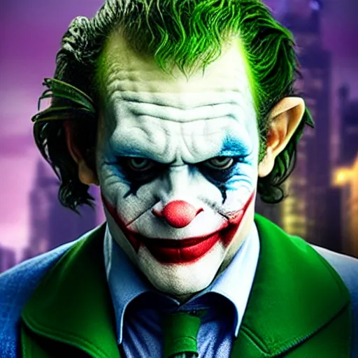 Image similar to film still of Andy Serkis as joker in the new Joker movie