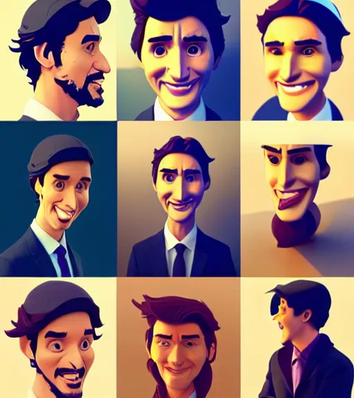 Image similar to face icon stylized minimalist justin trudeau as sock puppet, loftis, cory behance hd by jesper ejsing, by rhads, makoto shinkai and lois van baarle, ilya kuvshinov, rossdraws global illumination