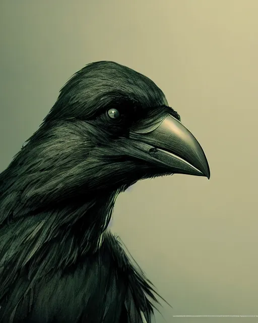 Image similar to giant dark raven inflateble shapes, mystery, mysterious, soft shadows, soft dark muted colors, simple shapes, golden ratio, perfect composition, darkness, masterpiece, dramatic, medium close - up ( mcu ), vogue, highly detailed, artstation, concept art, dark poisoned forest background, octane render