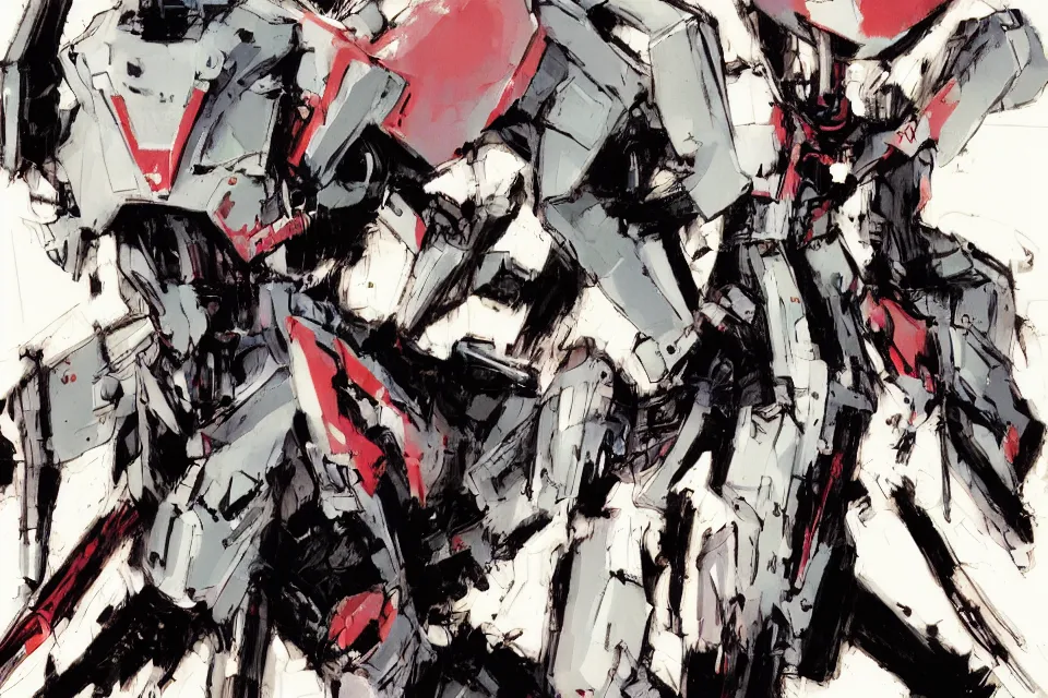 Prompt: Evangelion Unit 01 by Ashley Wood, Jamie Hewlett, Bill Sienkiewicz, character design, concept art
