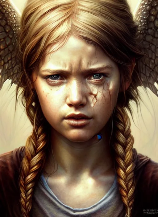 prompthunt: ellie from last of us 2 as an angel, fine art, intricate,  elegant, highly detailed, realistic hair, centered, digital painting, art  station, conceptual art, soft, sharp focus, illustration, artwork, artgerm,  tomasz