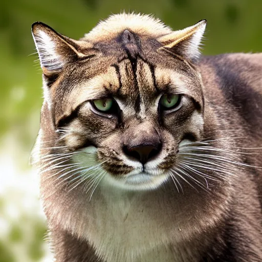 Prompt: wild giant smilodon cat nature photography hd