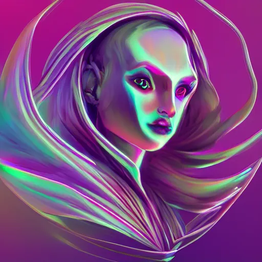 Image similar to the most original and beautiful profile picture on discord, symetrical, 4 k, beautiful gorgeous digital art, trending on artstation