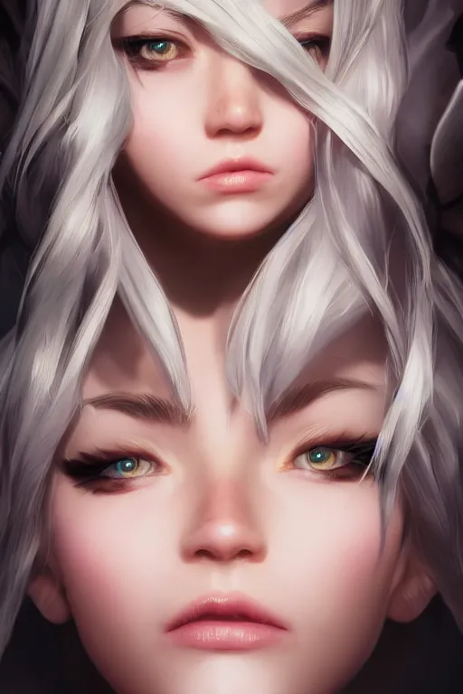 Image similar to ultra realistic facial portrait of lux from league of legends, digital art, character portrait, highly detailed, trending on artstation, lens flare, atmosphere, hyper realistic, cinematic lightning, sharp focus, unreal engine 5, extreme details perfect face, pretty face, fine - face, illustration, 8 k, ultra texture, masterpiece