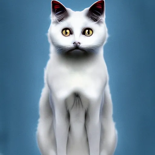 Image similar to a ghotic cat,