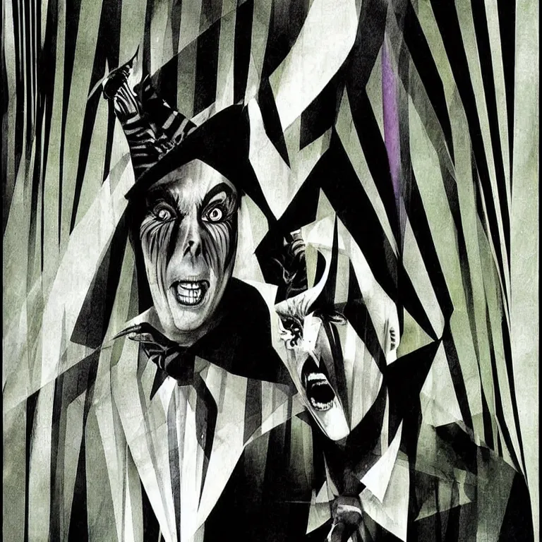 Image similar to Michael Keaton Beetlejuice by Dave McKean