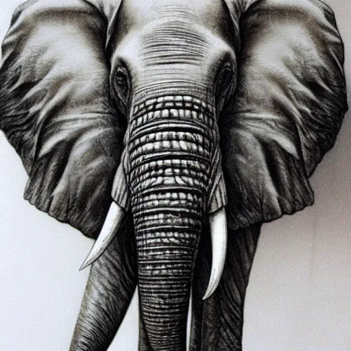 Image similar to detailed and sharp elephant artwork, mystic style, detailed, 8 k, detailed, symmetrical, by brian froud