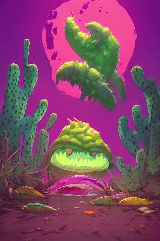 Image similar to 3 d render creature animal sushi cristal very big eye roots cactus elemental flush of force nature micro world fluo fishscale, comics gta 5 cover, official fanart behance hd artstation by jesper ejsing, by rhads, makoto shinkai and lois van baarle, ilya kuvshinov, ossdraws