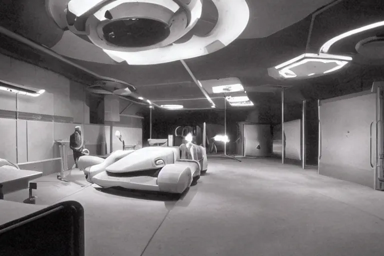 Image similar to a futuristic film studio by Stanley kubrick, sci-fi, reimagined by industrial light and magic