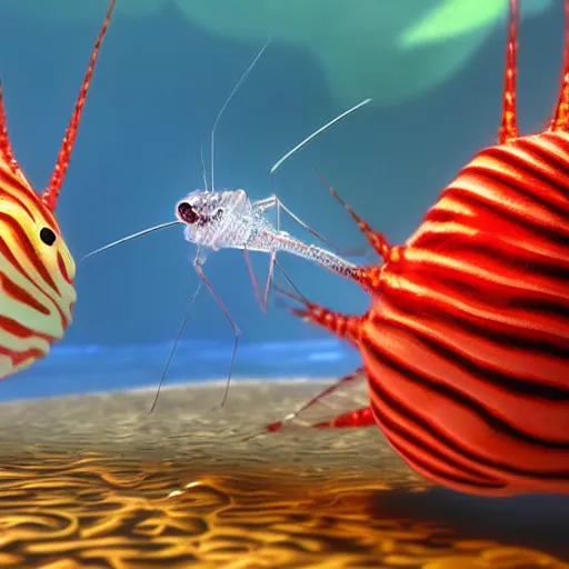 Prompt: cute zooplankton, cgi render, unreal engine, soft shading, adorable