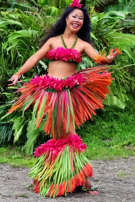 Image similar to hawaiian hula dancer