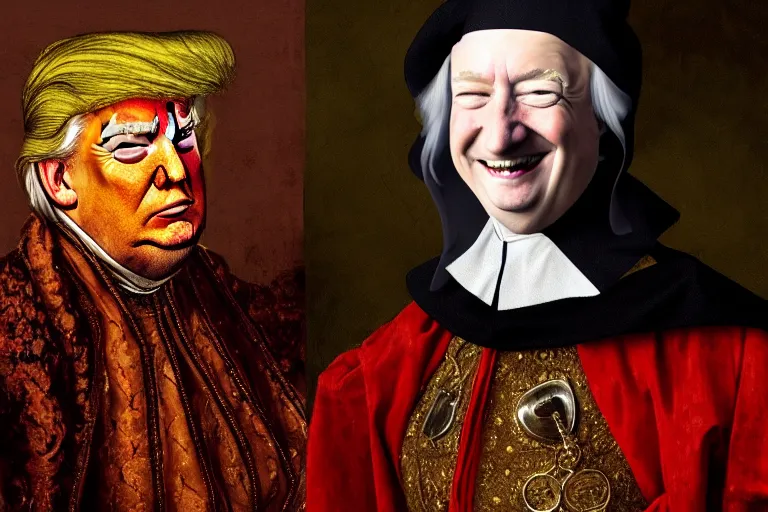 president donald trump as a historic court jester. | Stable Diffusion ...