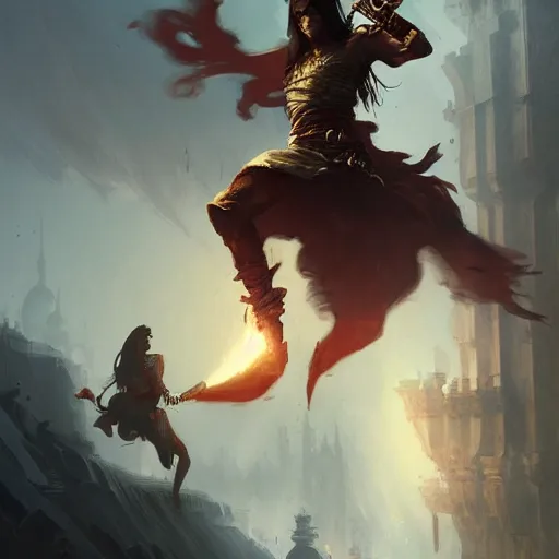 Prompt: prince of persia trending on artstation by greg rutkowski