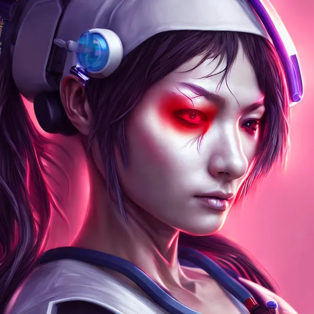 Image similar to cyberpunk nurse warrior, highly detailed, 4 k, hdr, smooth, sharp focus, high resolution, award - winning photo, artgerm, photorealistic