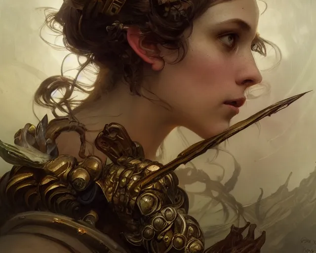 Image similar to photography of otto marseus van schrieck, deep focus, d & d, fantasy, intricate, elegant, highly detailed, digital painting, artstation, concept art, matte, sharp focus, illustration, hearthstone, art by artgerm and greg rutkowski and alphonse mucha