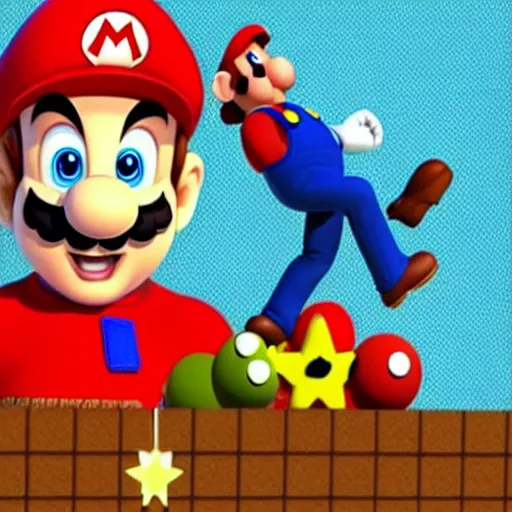 Prompt: photograph of Super Mario as Saul Goodman